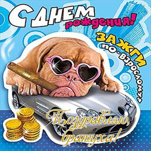 С днём рождения брат , открытки с поздравлениями для брата ,прикольные. С днём рождения брат , открытки , картинки с поздравлениями для брата юмористические , смешные , прикольные открытки с днём рождения брат , поздравить брата прикольно.
